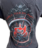Alstyle Women's Saxon World Tour 2011 Part 1 Black Band Shirt Size Large