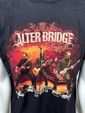 Anvil Men's Alter Bridge 2012 Band Tour Black Short Sleeve Shirt Size Large