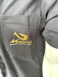 Mojo Sportfishing Gear Men's Pirate Skull Black Short Sleeve Shirt Size Large