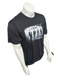 Anvil Men's The High Kings Tour Graphic Black Short Sleeve Shirt Size Large