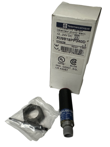 Telemecanique XU9B18PP340D Photoelectric Sensor 12-24 VDC 100 mA PNP