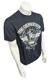 Anvil Men's Trans-Siberian Orchestra Graphic Black Short Sleeve Shirt Size Large