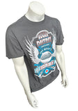 Alstyle Men's The Who's Roger Daltrey Tommy Gray Short Sleeve Shirt Size Large
