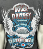 Alstyle Men's The Who's Roger Daltrey Tommy Gray Short Sleeve Shirt Size Large