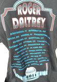 Alstyle Men's The Who's Roger Daltrey Tommy Gray Short Sleeve Shirt Size Large
