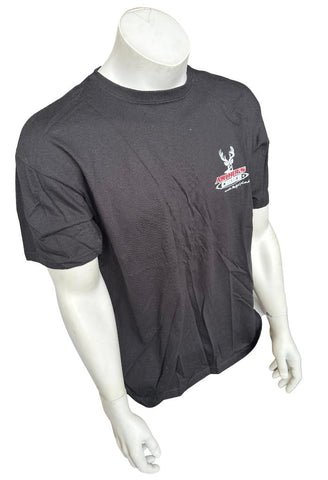 Anvil Men's Archers Choice Archery Hunter Black Short Sleeve Shirt Size Large