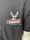 Anvil Men's Archers Choice Archery Hunter Black Short Sleeve Shirt Size Large