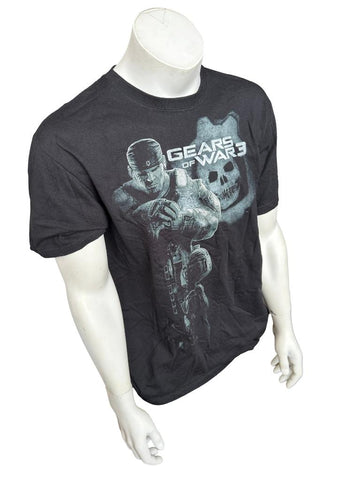 Anvil Men's Gears of War 3 Gaming Black Short Sleeve Shirt Size Large