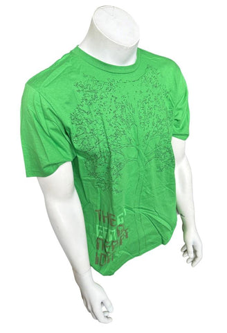 Anvil Men's The Green Generation Tree Green Short Sleeve Shirt Size Large