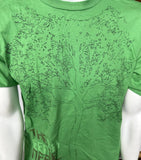 Anvil Men's The Green Generation Tree Green Short Sleeve Shirt Size Large