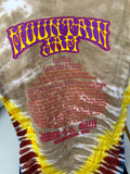 Anvil Men's Mountain Jam 2011 Tie Dye Brown Short Sleeve Shirt Size Large