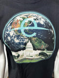 Anvil Men's Earth Day 2010 White House Black Short Sleeve Shirt Size Large