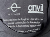 Anvil Men's Earth Day 2010 White House Black Short Sleeve Shirt Size Large