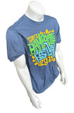 Anvil Men's The Bamboozle Festival 2011 Blue Short Sleeve Shirt Size Large