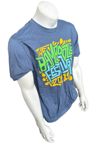 Anvil Men's The Bamboozle Festival 2011 Blue Short Sleeve Shirt Size Large