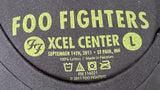 Men's Foo Fighters Tour 2011 St. Paul Black Short Sleeve Shirt Size Large