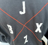 Tultex Men's Jay-Z Tour Black Zipper Hoodie Sweatshirt Size Large