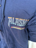 Gildan Men's Disney Cruise Line Alaska Navy Zipper Hoodie Sweatshirt Size Large