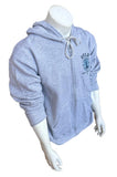 Hanes Men's Disney Cruise Line Canada Gray Zipper Hoodie Sweatshirt Size Large