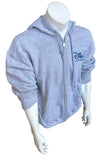 Gildan Men's Disney Store Magic Gray Zipper Hoodie Sweatshirt Size Large