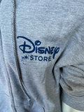 Gildan Men's Disney Store Magic Gray Zipper Hoodie Sweatshirt Size Large