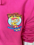Gildan Men's Brew Thru Carolina Beach Pink Hoodie Sweatshirt Size XL