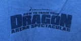 Anvil Men's How To Train Your Dragon Blue Short Sleeve Shirt Size Large