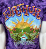 Comfort Colors Men's Further Spring Tour Tie Dye Purple Shirt Size Large