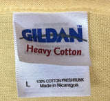 Gildan Men's Yellow Lab Dog Short Sleeve Shirt Size Large