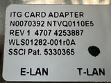 Nortel NTVQ0110E5 ITG Card Adapter I/O Connector N0070392 50 Pin