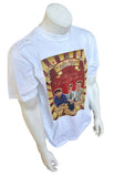 Anvil Men's The Jonas Brothers TJ Martell White Short Sleeve Shirt Size Large