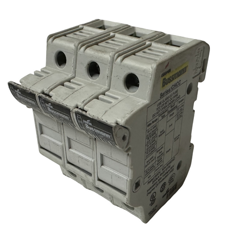 Cooper Bussmann CHCC Fuse Holder 600V 50/60HZ 200KA 3 Pole