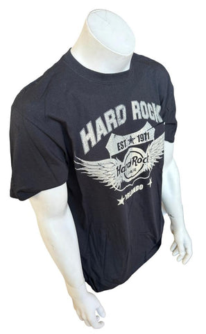 Hard Rock Cafe Men's Orlando Est 1971 Black Short Sleeve Shirt Size Large