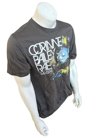 Anvil Men's Corinne Bailey Rae The Sea 2010 Gray Short Sleeve Shirt Size Large