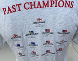 Next Level Men's World Golf Championship Gray Short Sleeve Shirt Size Medium