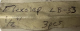 Lot of (3) FlexoLap LB-33 Brass Lapping Barrel 1/2" Barrel