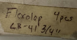 Lot of (4) FlexoLap LB-41 Brass Lapping Barrel 3/4" Barrel