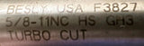 Besly 5/8"-11 NC Hand Tap USA Turbo-Cut HS GH3 F3827