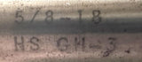 H.W. CO 5/8"-18 Spiral Hand Tap HS GH-3 26559