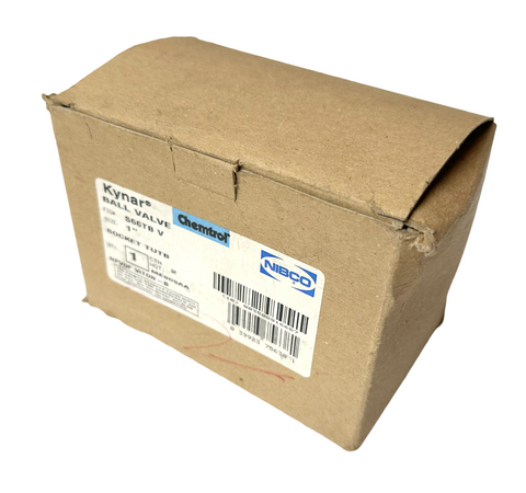 Nibco Chemtrol S66TB-V 1" Ball Valve Socket Tutb PVDF 160 PSI Union ME909AA