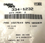 Pack of (2) Dayton 334-1232 Page Lift Axle Spring Washer Suspension Kit