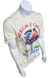 Anvil Men's Cheech & Chong Nice Dream Beige Short Sleeve Shirt Size Large