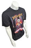Anvil Men's Megadeth Sudden Death Tour 2010 Black Short Sleeve Shirt Size Large