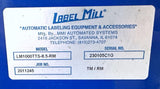 Label Mill LM1000TTS-8.5-RM Table-Top Label Applicator System W/ Attachments