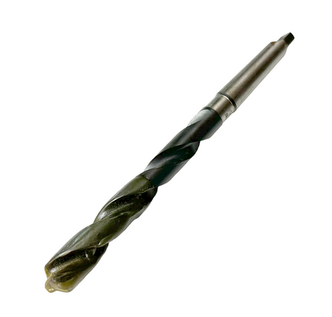 CLE-LINE 45/64 High-Speed Drill Bit Morse #2 Taper 9-3/8" L HS USA