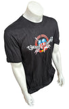 Ten Men's Tom Petty Heart Breakers Tour 2010 Black Short Sleeve Shirt Size Large