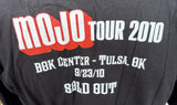 Ten Men's Tom Petty Heart Breakers Tour 2010 Black Short Sleeve Shirt Size Large