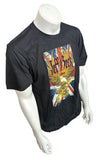 Anvil Men's Jeff Beck USA 2011 Tour Black Short Sleeve Shirt Size Large