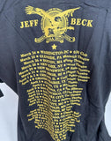 Anvil Men's Jeff Beck USA 2011 Tour Black Short Sleeve Shirt Size Large