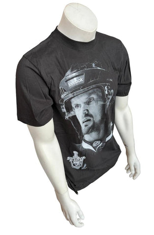 Reebok Men's Henrik Sedin Canucks 2011 Stanley Cup Playoffs Black Shirt Medium